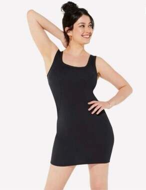 YITTY Women’s Body Butter Mini Dress in Black, Sz XL